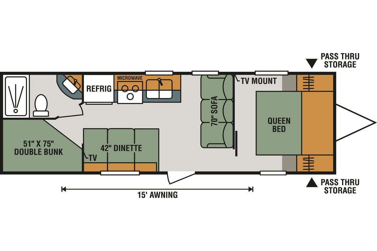 260BHLE floorplan image