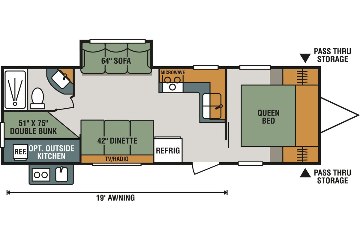 261BHLE floorplan image