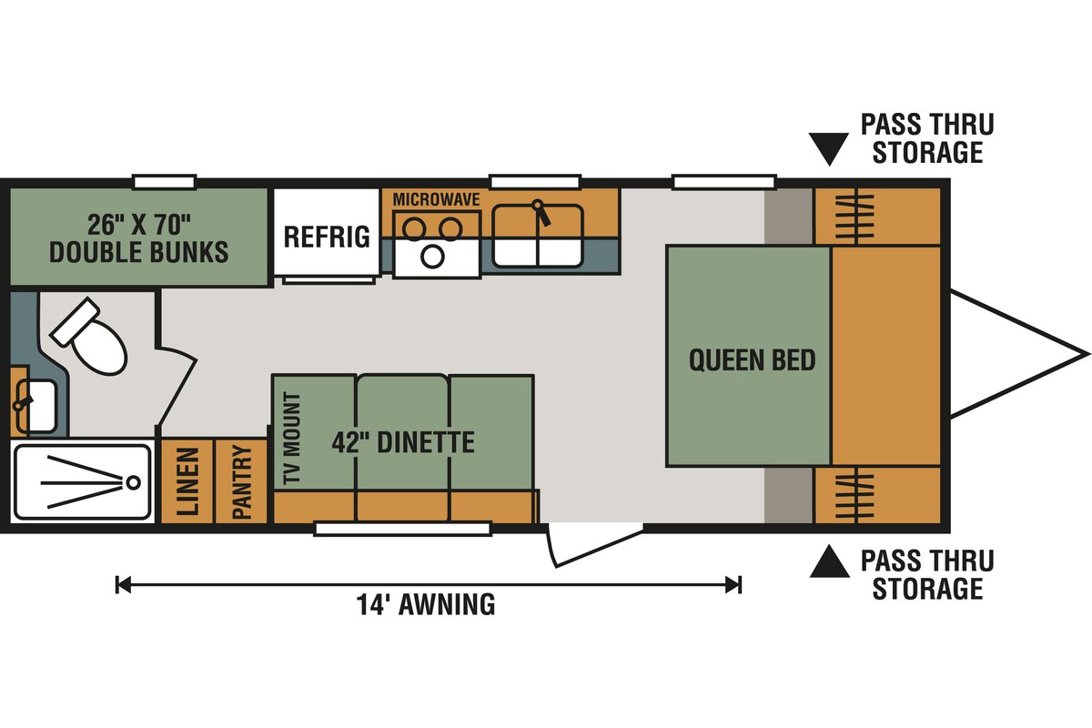 210BHLE floorplan image